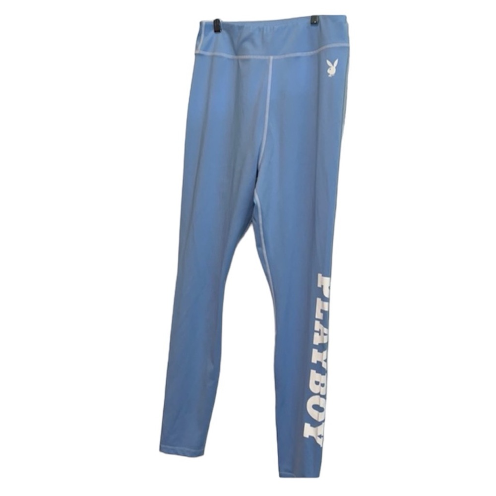 Playboy light blue “miss-guided” leggings. Size 10.